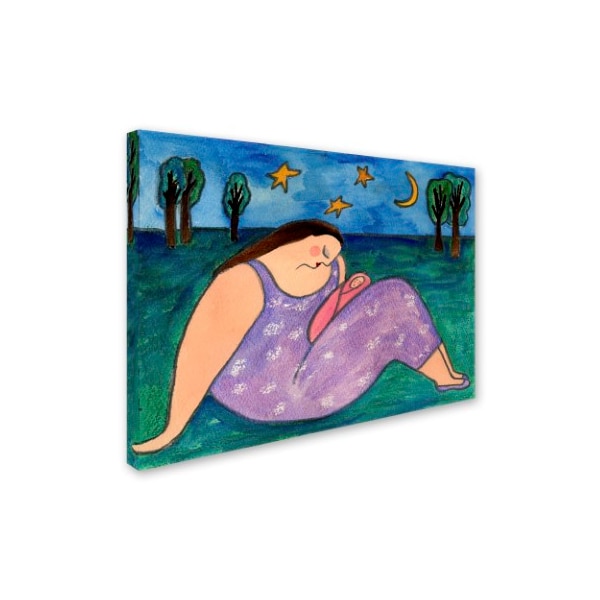 Wyanne 'Big Diva Early Evening' Canvas Art,18x24